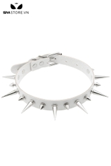 SMP196 - Vòng cổ choker đính đinh tán nhọn có nấc điều chỉnh dài 43cm
