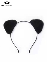 SMP237 - Bờm tóc tai mèo cosplay lông xù phần khung cài kim loại