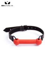 SMT028 - bit gag dạng thanh thiết kế dây đeo gài 9 nấc