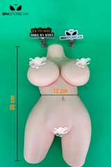 SMT1077 - Búp bê tình dục silicon thiết kế như thật có âm đạo se khít