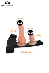 SMT146 - Dương vật giả 2 đầu kèm đai với thiết kế 2 dildo gắn đai