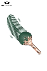 SMT1465 - Máy rung xanh ngụy trang lông vũ có 10 chế độ dài 18.8cm