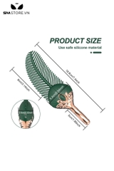 SMT1465 - Máy rung xanh ngụy trang lông vũ có 10 chế độ dài 18.8cm