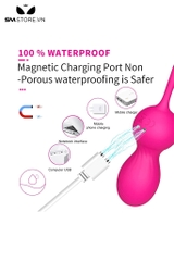 SMT1479 - Máy rung silicon se khít âm đạo dài 215cm có 9 chế độ