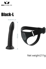 SMT1559 - Đai đeo dương vật có lỗ 9 cm vòng eo 58-64cm