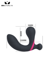 SMT1858 - Máy rung silicon 2 nhánh điều khiển từ xa dài 12.6cm