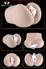 SMT1902 - Mông giả có âm đạo và hậu môn bằng silicon mềm