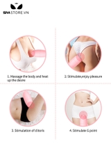 SMT3063 - Trứng rung tình yêu mini điều khiển có dây và 10 tần số rung