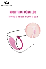 SMT212 - Trứng rung điều khiển từ xa thiết kế đầu hình dương vật