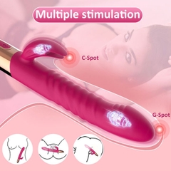 SMT2145 - Máy rung đầu dương vật có chế độ thụt và sưởi ấm dài 235mm