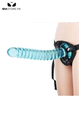 SMT3243 - Dương vật giả gắn tường có vân ngang silicon mềm dẻo