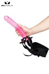 SMT3243 - Dương vật giả gắn tường có vân ngang silicon mềm dẻo