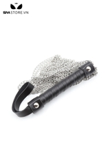 SMT3298 - Roi da tình yêu tay cầm da PU thiết kế kiểu tua rua inox