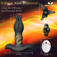 SMT2965 - Máy rung hậu môn hình bông hoa và 9 chế độ thụt