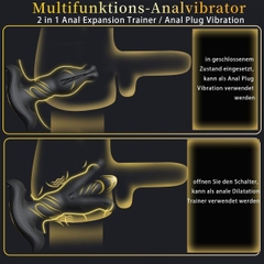 SMT2965 - Máy rung hậu môn hình bông hoa và 9 chế độ thụt