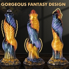 SMT2966 - Dương vật giả monster rung thụt có đế dính tường dài 26cm