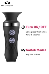 SMT2968 - Chày rung tình yêu 2 đầu có 30 chế độ sạc USB dài 24.5cm