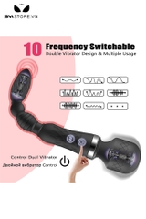 SMT2968 - Chày rung tình yêu 2 đầu có 30 chế độ sạc USB dài 24.5cm