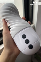 SMT2974 - Cốc thủ dâm tự động rung bú hút thiết kế xoắn ốc dài 22cm