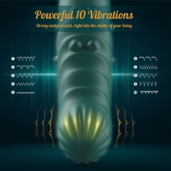 SMT2979 - Cu giả rung cầm tay có 2 vòng bi xoay và 5 tần số thụt