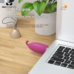 SMT2984 - Trứng rung tình yêu hình móc có 10 tần số dài 9,8cm