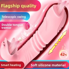 SMT2986 - Chày rung tình yêu 2 đầu sưởi ấm đến 42 độ có lưỡi liếm