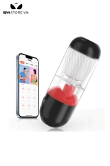 SMT2992 - Cốc thủ dâm tự động rung xoay có 9 tần số và lưỡi liếm