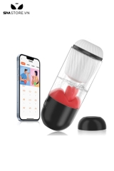 SMT2992 - Cốc thủ dâm tự động rung xoay có 9 tần số và lưỡi liếm