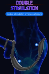 SMT2996 - Vòng đeo gốc dương vật mix anal rung đuôi bò cạp