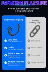 SMT2996 - Vòng đeo gốc dương vật mix anal rung đuôi bò cạp