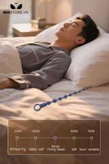 SMT3000 - Anal bead với chuỗi bi nổi silicon sạc điện dài 35cm