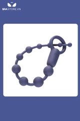 SMT3000 - Anal bead với chuỗi bi nổi silicon sạc điện dài 35cm
