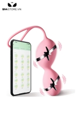 SMT3001 - Trứng rung tình yêu đôi kèm sốc điện có 10 tần số sạc điện
