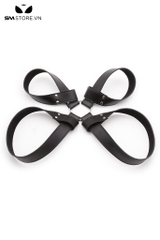 SMT3004 - Cố định tư thế SM thiết kế chữ X với 4 vòng da PU