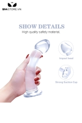 SMT3009 - Cu giả silicon trong suốt có đế dính tường và độ uốn dẻo cao