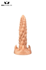 SMT3016 - Phích cắm hậu môn có bi tròn quanh và đế gai dài 20cm