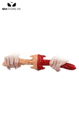 SMT3016 - Phích cắm hậu môn có bi tròn quanh và đế gai dài 20cm