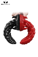 SMT3016 - Phích cắm hậu môn có bi tròn quanh và đế gai dài 20cm