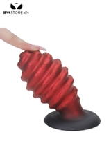 SMT3018 - Anal huge thiết kế xoắn ốc đế hít tường silicon mềm bẻ cong