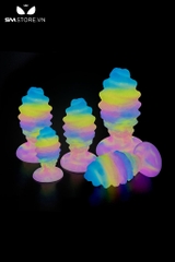 SMT3019 - Anal plug đồ chơi hậu môn ốc biển cầu vồng dạ quang