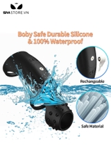 SMT3042 - Vòng rung đeo gốc dương vật thiết kế 3 vòng điều khiển xa