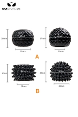 SMT3043 - Combo 2 vòng đeo đầu khất gai nhím silicon mềm co giãn