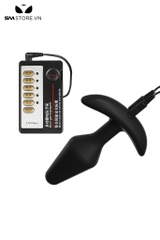 SMT3044 - Butt plug đồ chơi hậu môn silicon hai điện cực dài 10cm