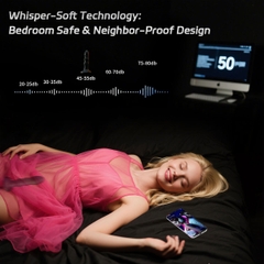 SMT3049 - Máy rung hậu môn điều khiển qua APP có 9 chế độ dài 144mm