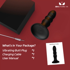 SMT3049 - Máy rung hậu môn điều khiển qua APP có 9 chế độ dài 144mm