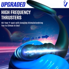 SMT3050 - Máy rung hậu môn mix vòng đeo dương vật silicon sạc điện