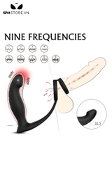 SMT3066 - Vòng rung dương vật chống xuất tim sớm và butt plug