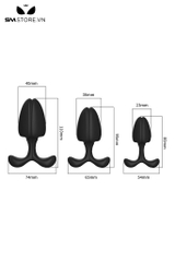 SMT3080 - Butt plug đồ chơi hậu môn thiết kế nụ hoa tuilip silicon