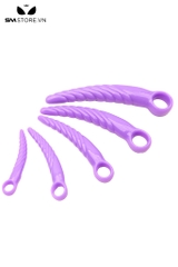 SMT3083 - Đồ chơi hậu môn hình lưỡi liềm và xoắn ốc có 5 size