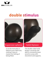 SMT3088 - Anal pump đồ chơi hậu môn thiết kế xòe 2 cánh ôm lấy quả cầu